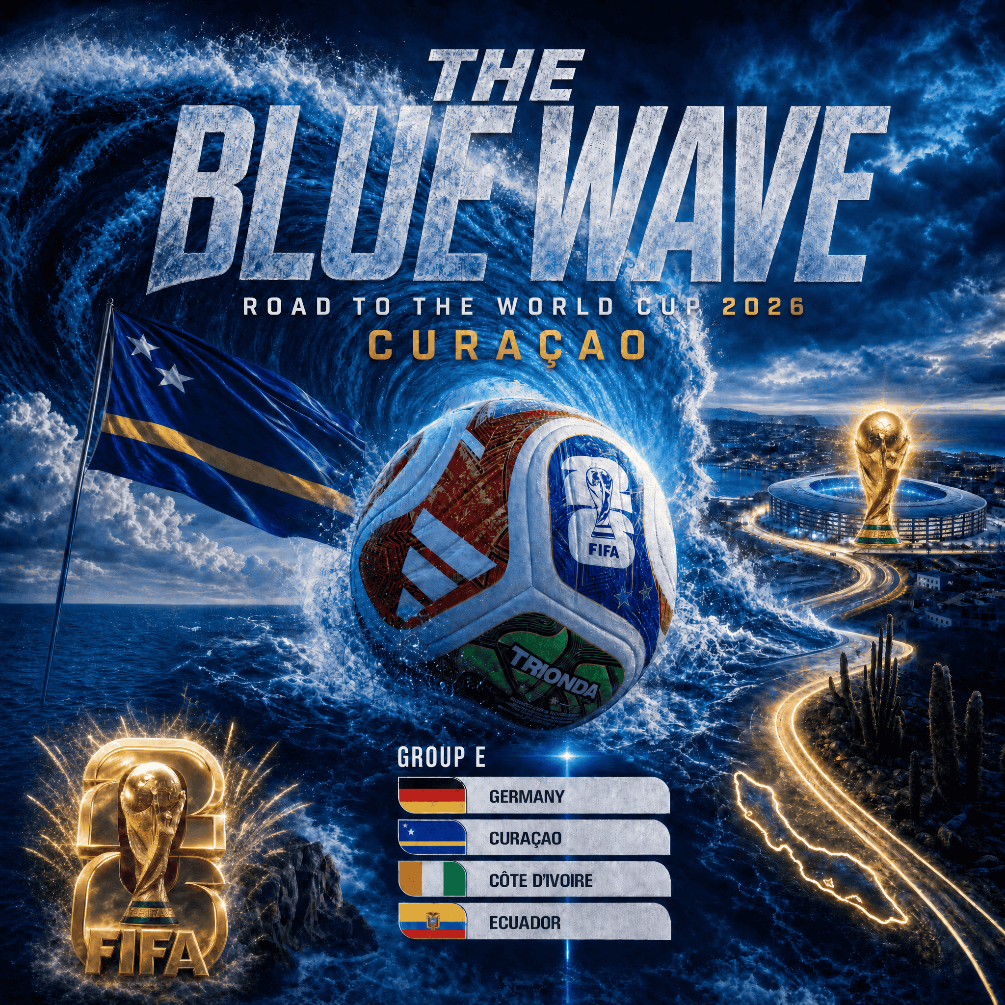 THE BLUE WAVE: ROAD TO THE WORLD CUP 2026 — album cover